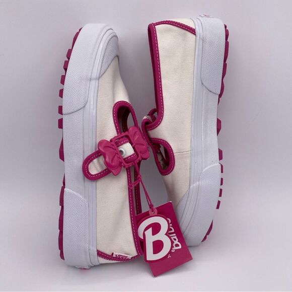 Vans x Barbie Style 93 DX Mary Jane Skate Women's Shoe | Size:  6.5 - Picture 8 of 15